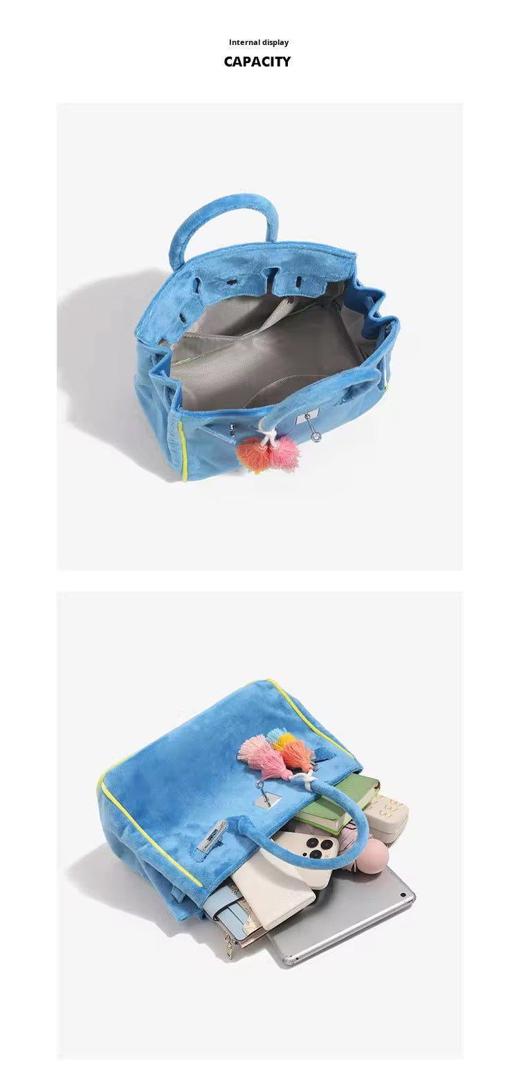 Sac femme velours ￼